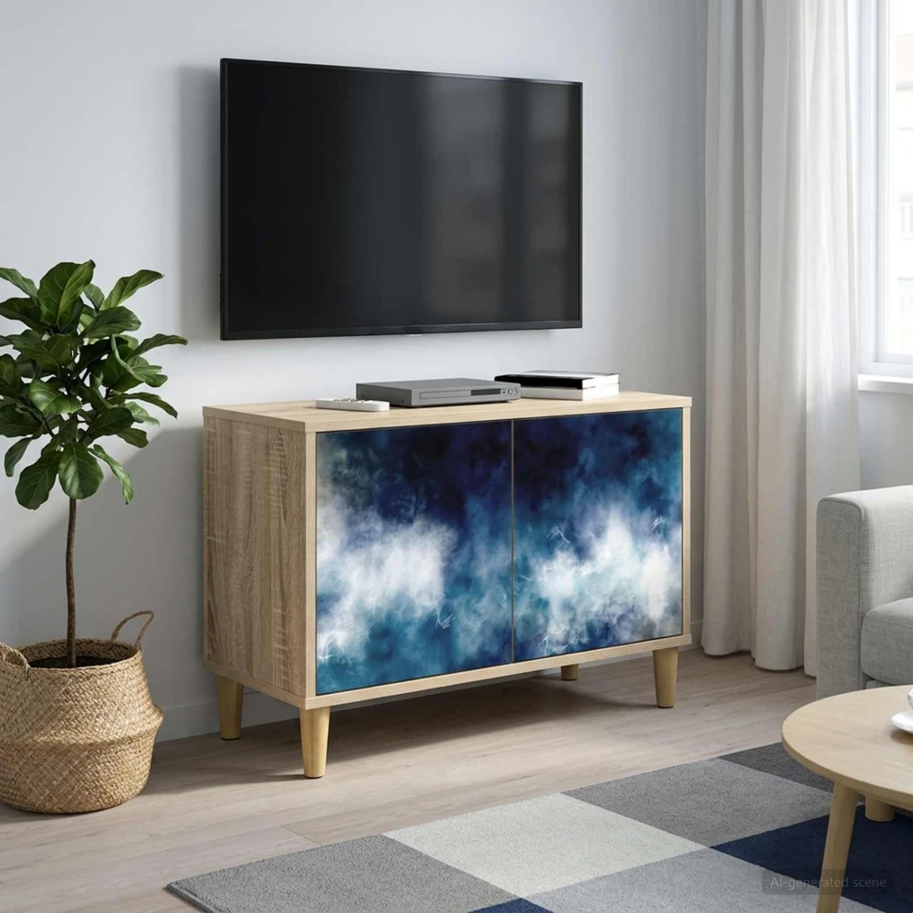 TV staliukas Televizoriaus spintelė RAALTE 69 x 33 x 50 cm Sonoma ąžuolo