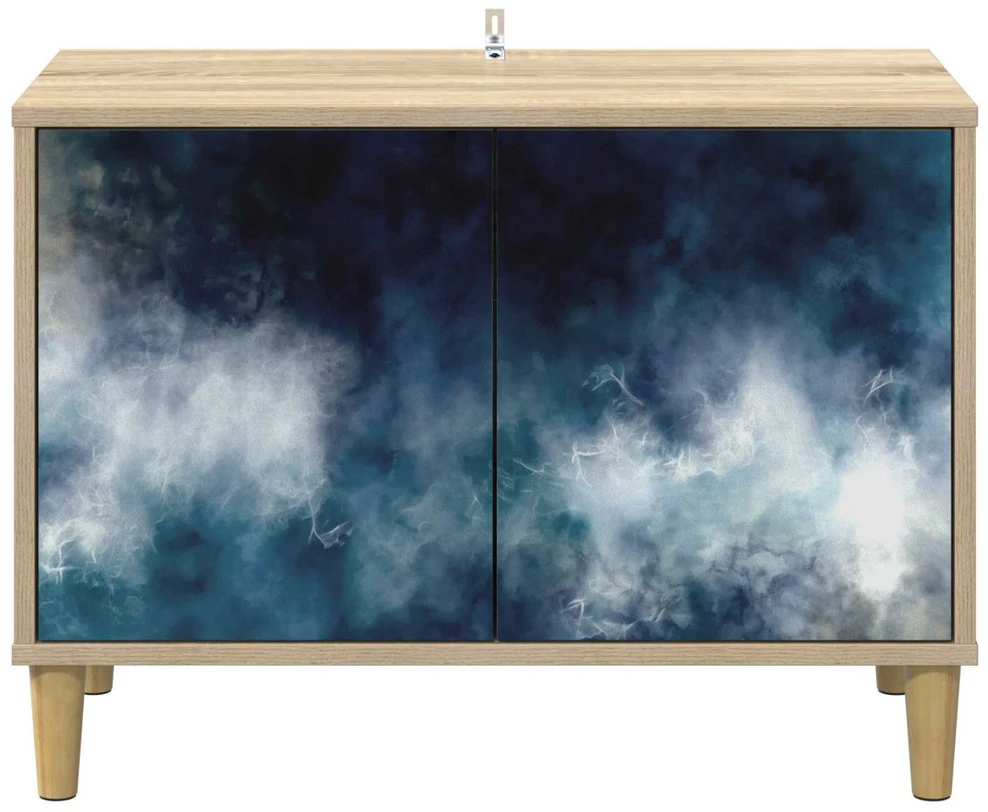 TV staliukas Televizoriaus spintelė RAALTE 69 x 33 x 50 cm Sonoma ąžuolo