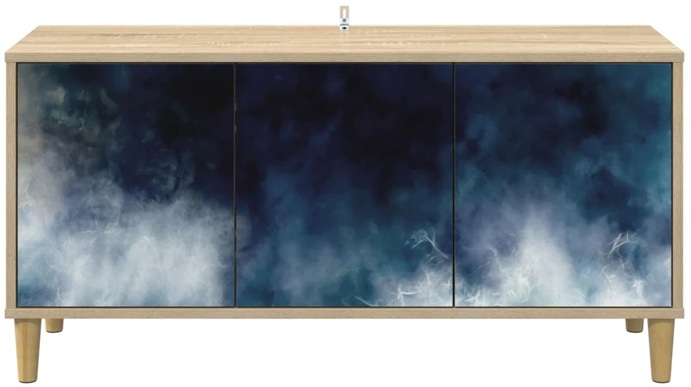 TV staliukas Televizoriaus spintelė RAALTE 102 x 33 x 50 cm Sonoma ąžuolo