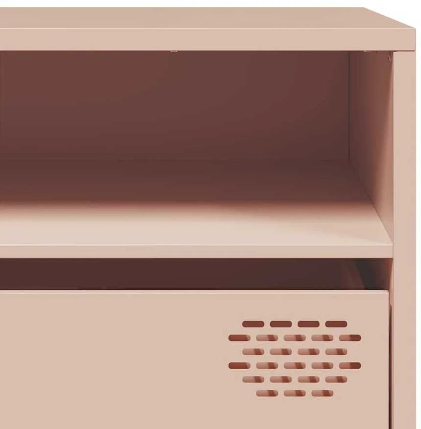 TV staliukas Televizoriaus spintelė, rožinės, 202x39x43,5 cm, plienas