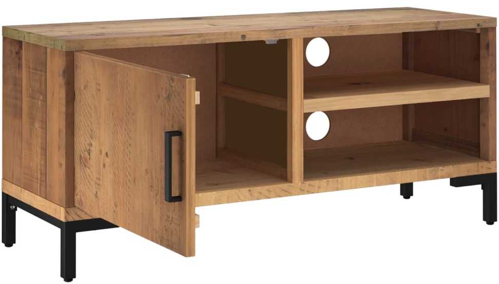TV staliukas Televizoriaus spintelė, ruda, 90x30x40cm, pušies masyvas