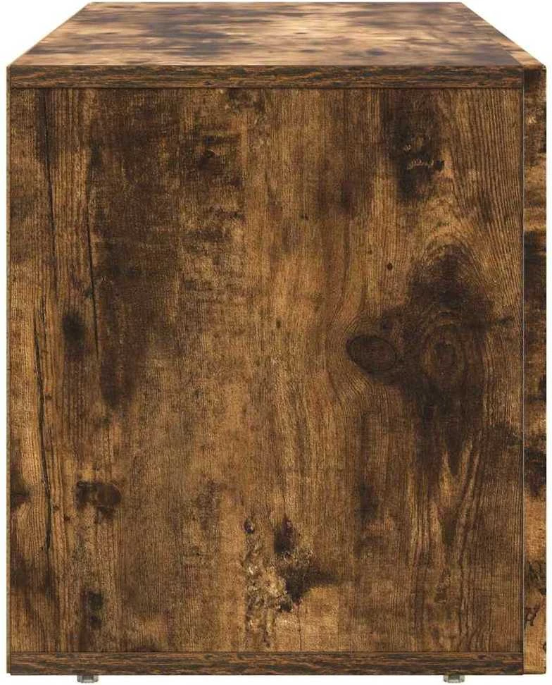 TV staliukas Televizoriaus spintelė ELST 100 x 35 x 40 cm Rūkyta ąžuolas