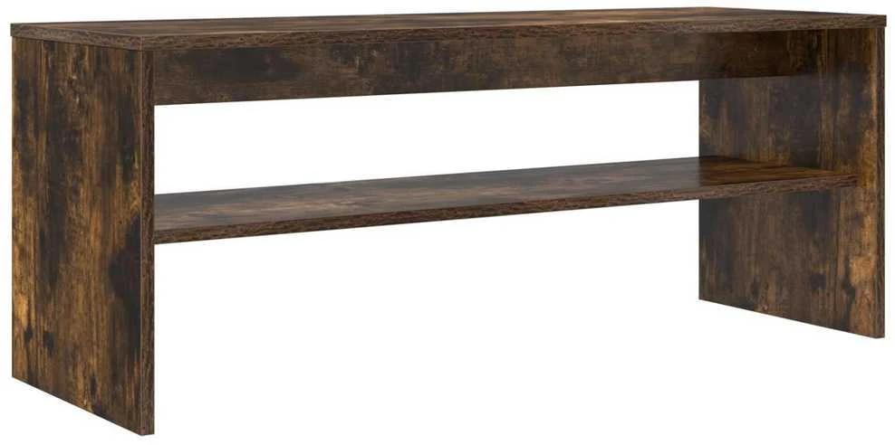 TV staliukas Televizoriaus spintelė 100 x 35 x 40 cm Rūkyta ąžuolas