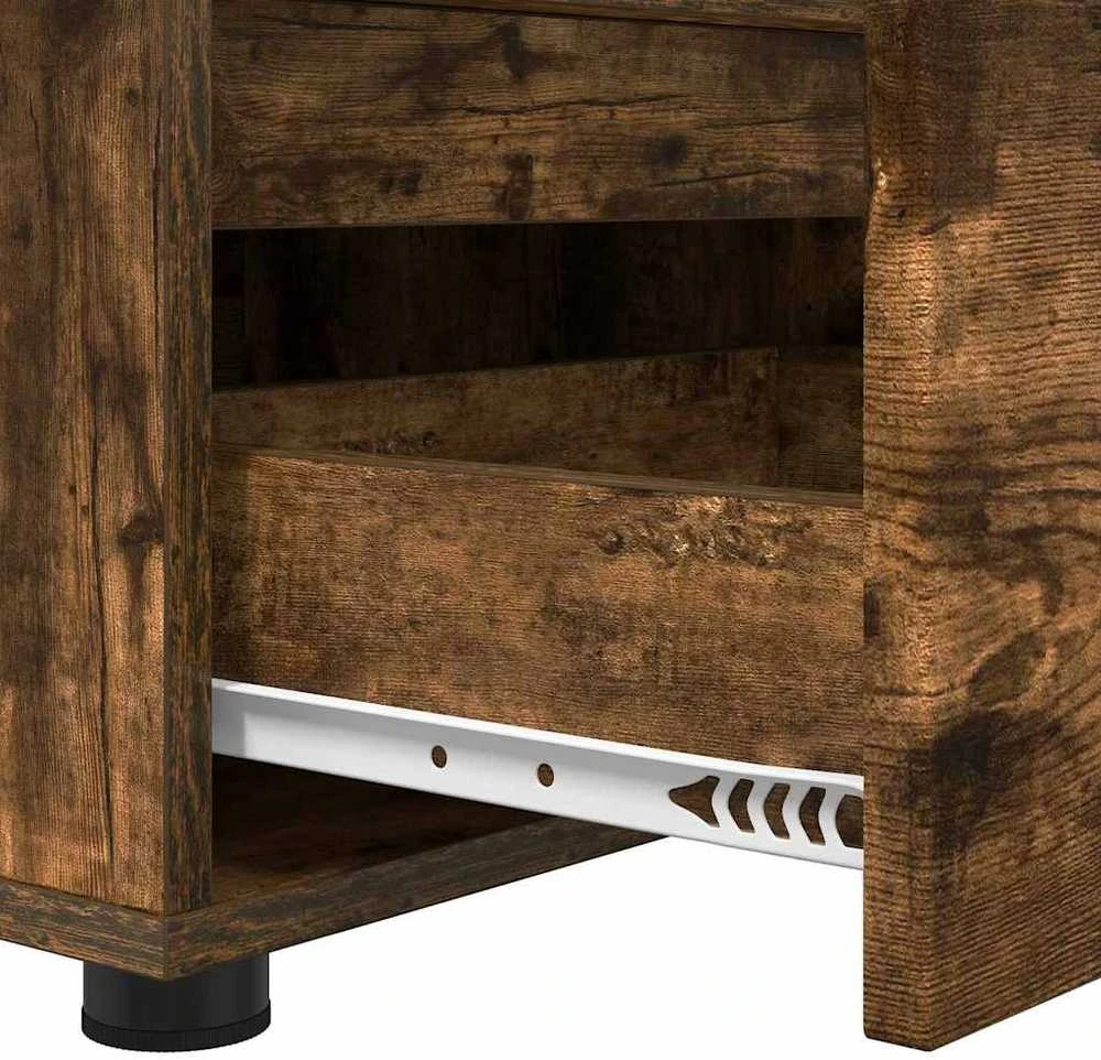 TV staliukas Televizoriaus spintelė 100 x 48 x 43 cm Rūkyta ąžuolas