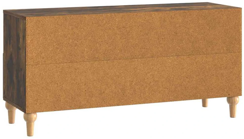 TV staliukas Televizoriaus spintelė 102 x 34,5 x 50 cm Rūkytas Ąžuolas