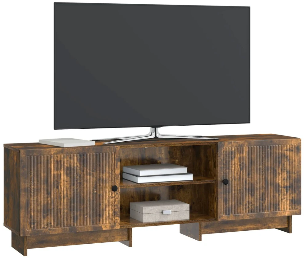 TV staliukas Televizoriaus spintelė 150 x 31 x 50 cm Dūminio ąžuolo