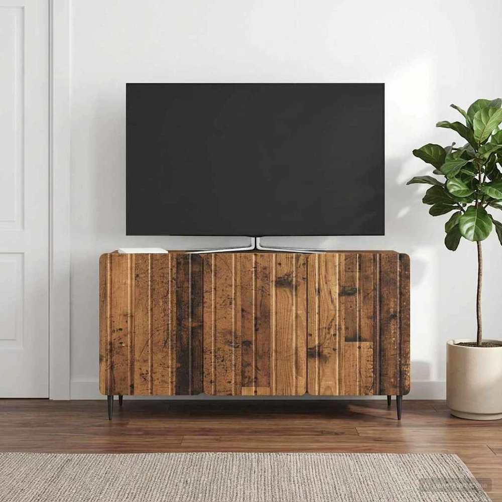 TV staliukas Televizoriaus spintelė 99 x 34,5 x 52 cm Sendintos medienos