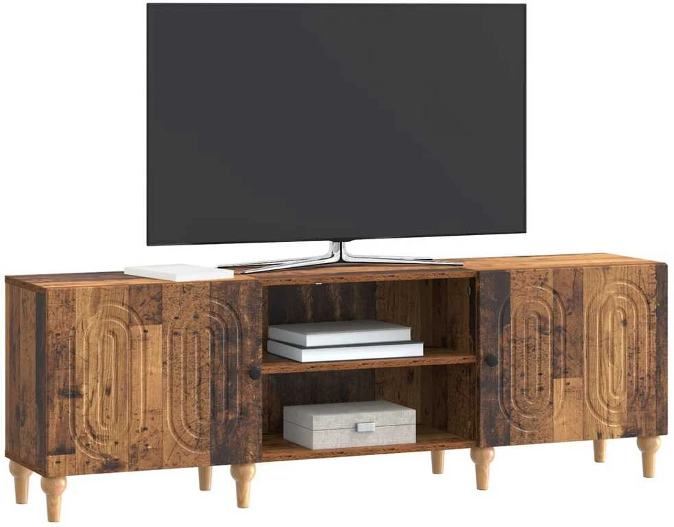 TV staliukas Televizoriaus spintelė 150 x 31 x 50 cm Sendintos medienos
