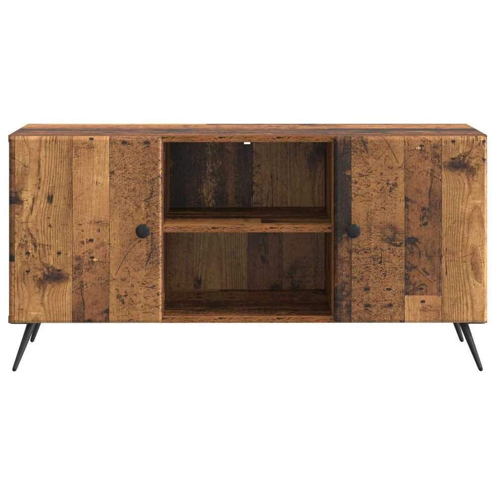 TV staliukas Televizoriaus spintelė 102 x 34,5 x 50 cm Sendintos medienos