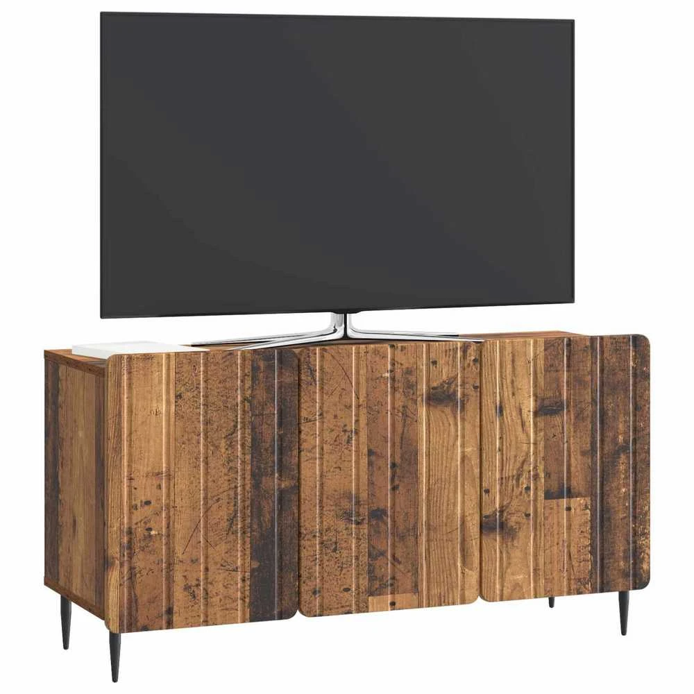 TV staliukas Televizoriaus spintelė 99 x 34,5 x 52 cm Sendintos medienos