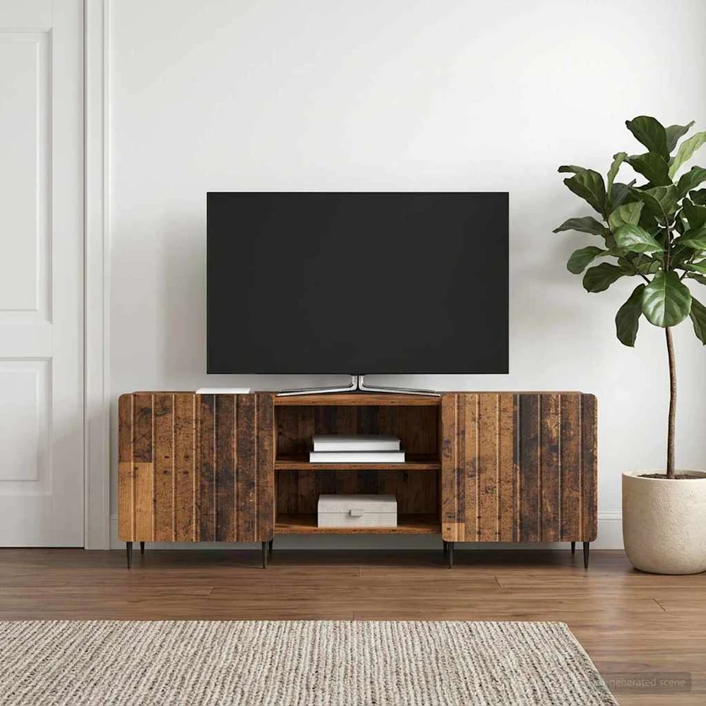 TV staliukas Televizoriaus spintelė Sendintos medienos 150 x 31 x 52 cm