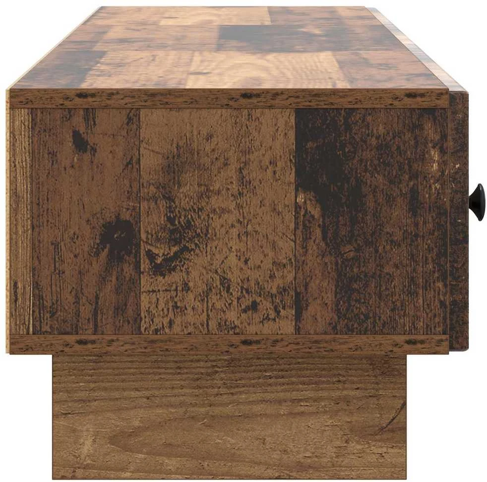 TV staliukas Televizoriaus spintelė 147 x 34,5 x 30 cm Sendintos medienos