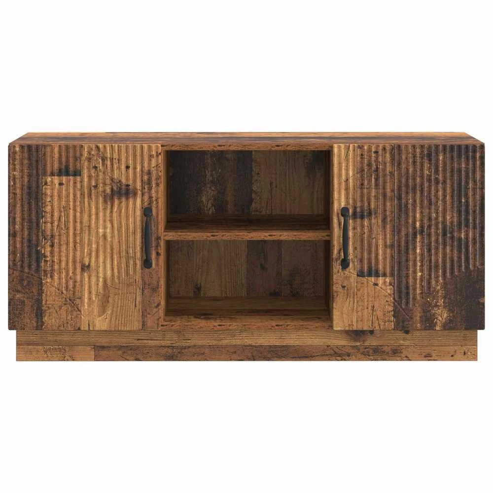 TV staliukas Televizoriaus spintelė 102 x 34,5 x 47 cm Sendintos medienos
