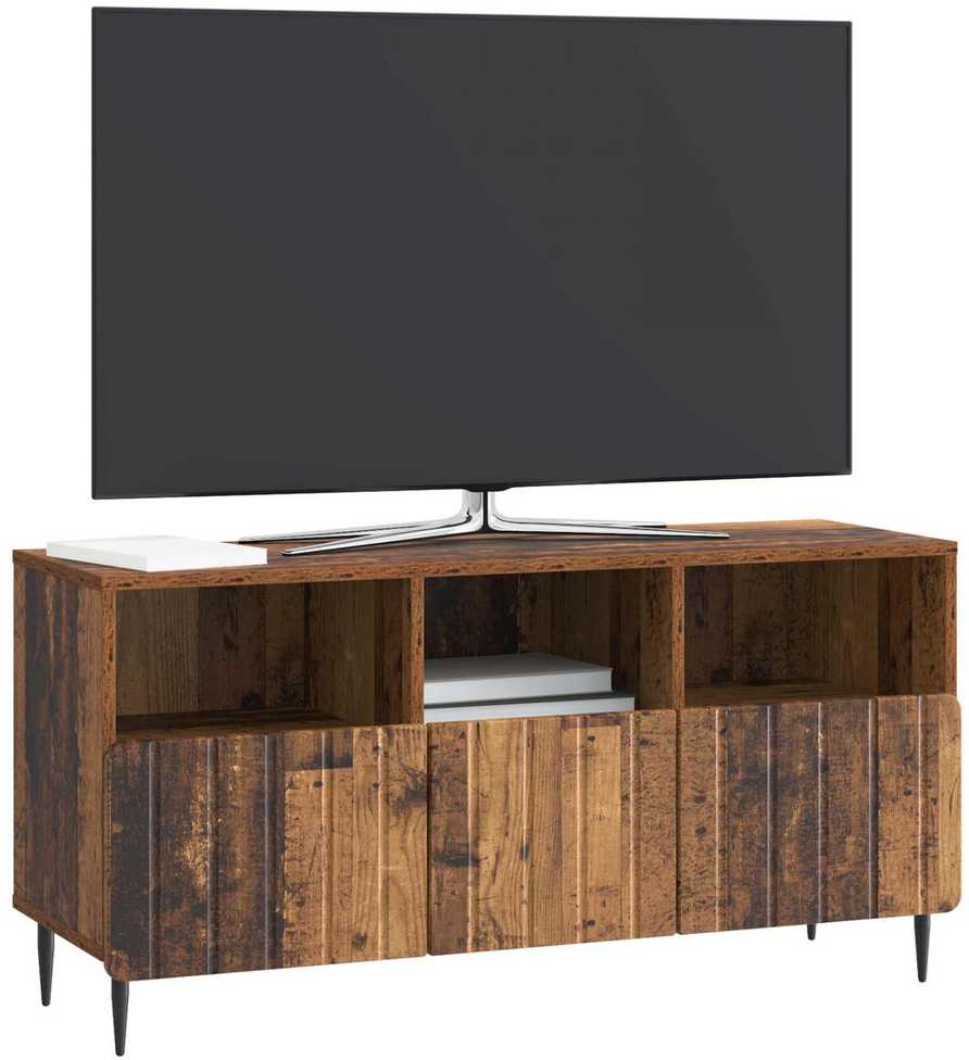 TV staliukas Televizoriaus spintelė Sendintos medienos 102 x 34,5 x 50 cm