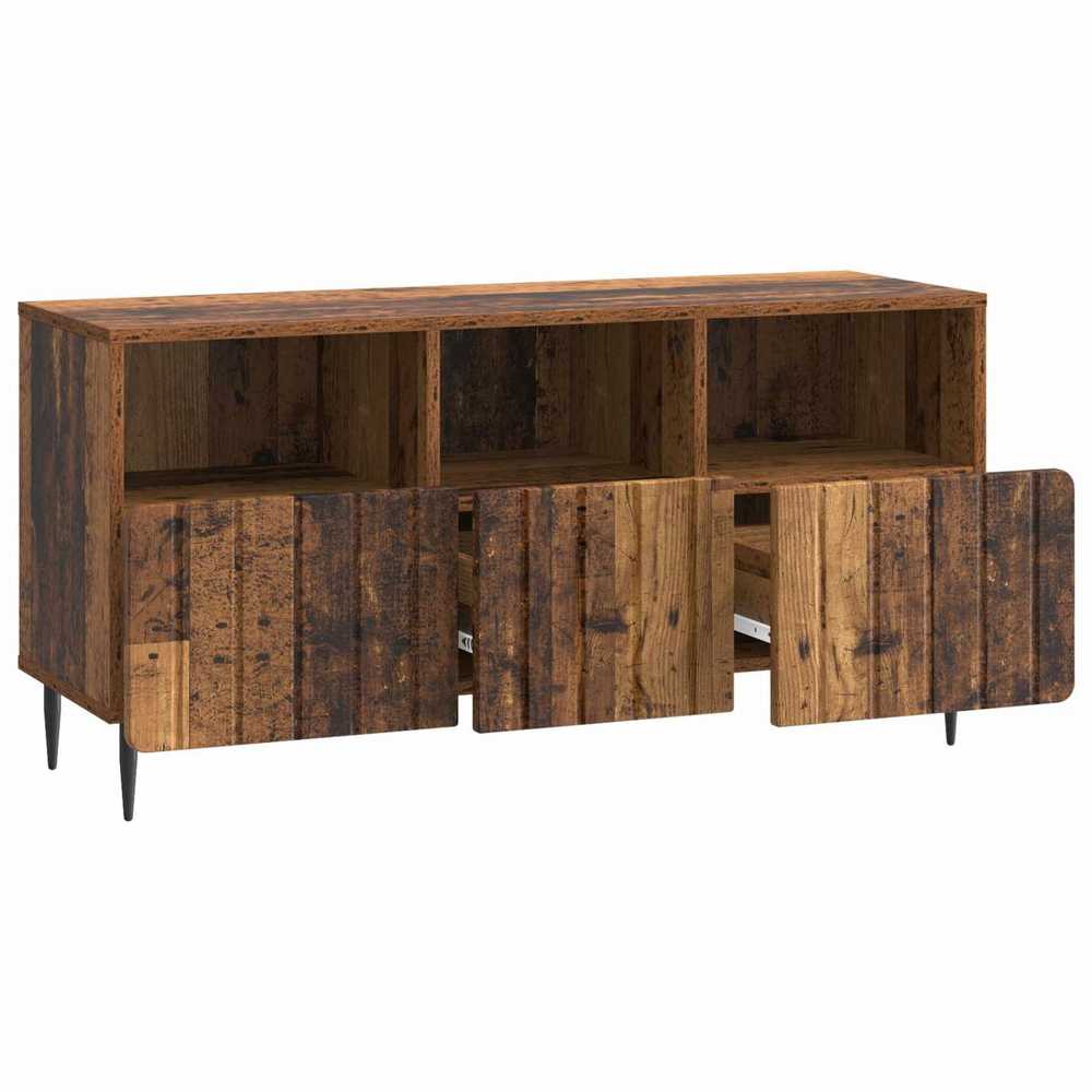 TV staliukas Televizoriaus spintelė Sendintos medienos 102 x 34,5 x 50 cm