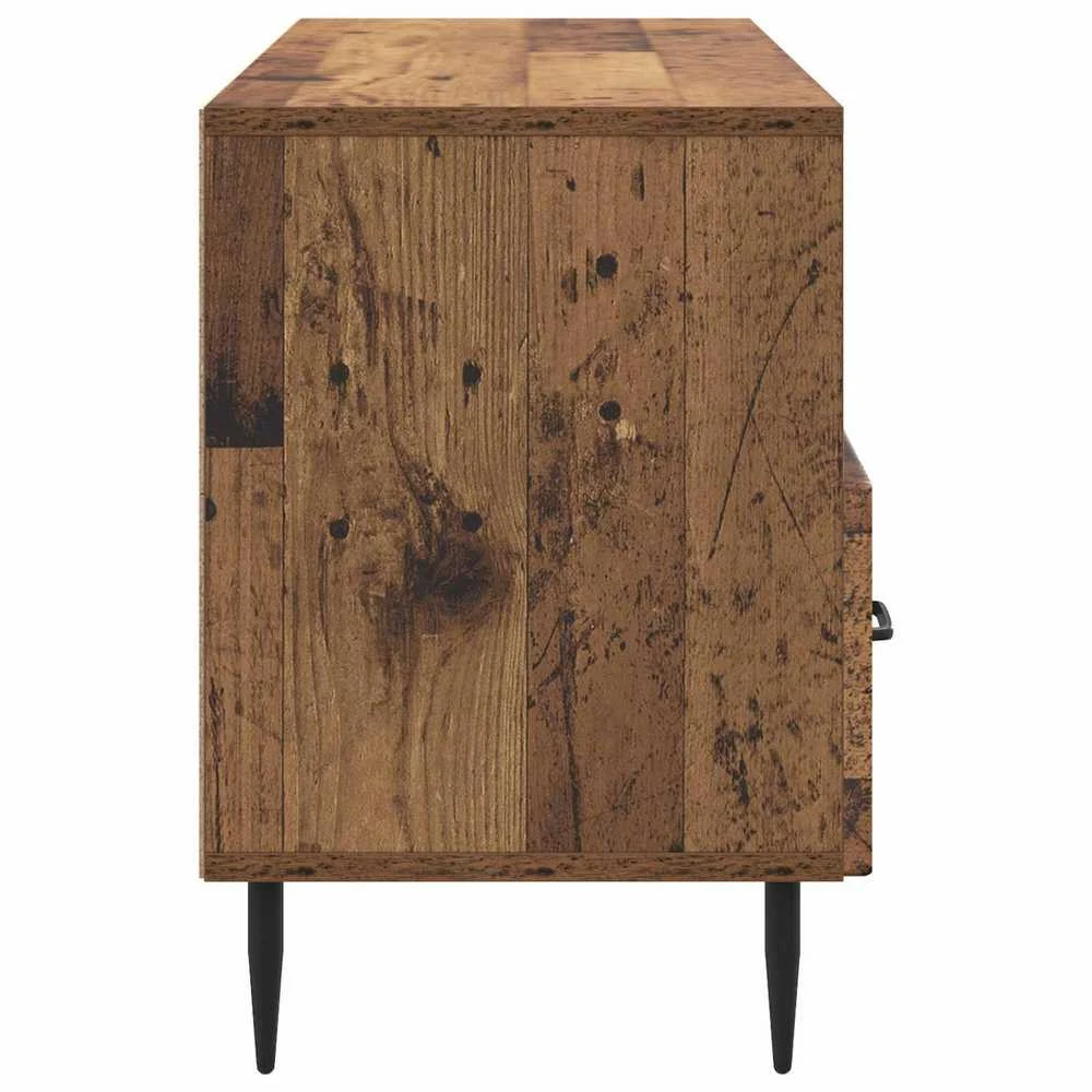 TV staliukas Televizoriaus spintelė Sendintos medienos 102 x 34,5 x 50 cm