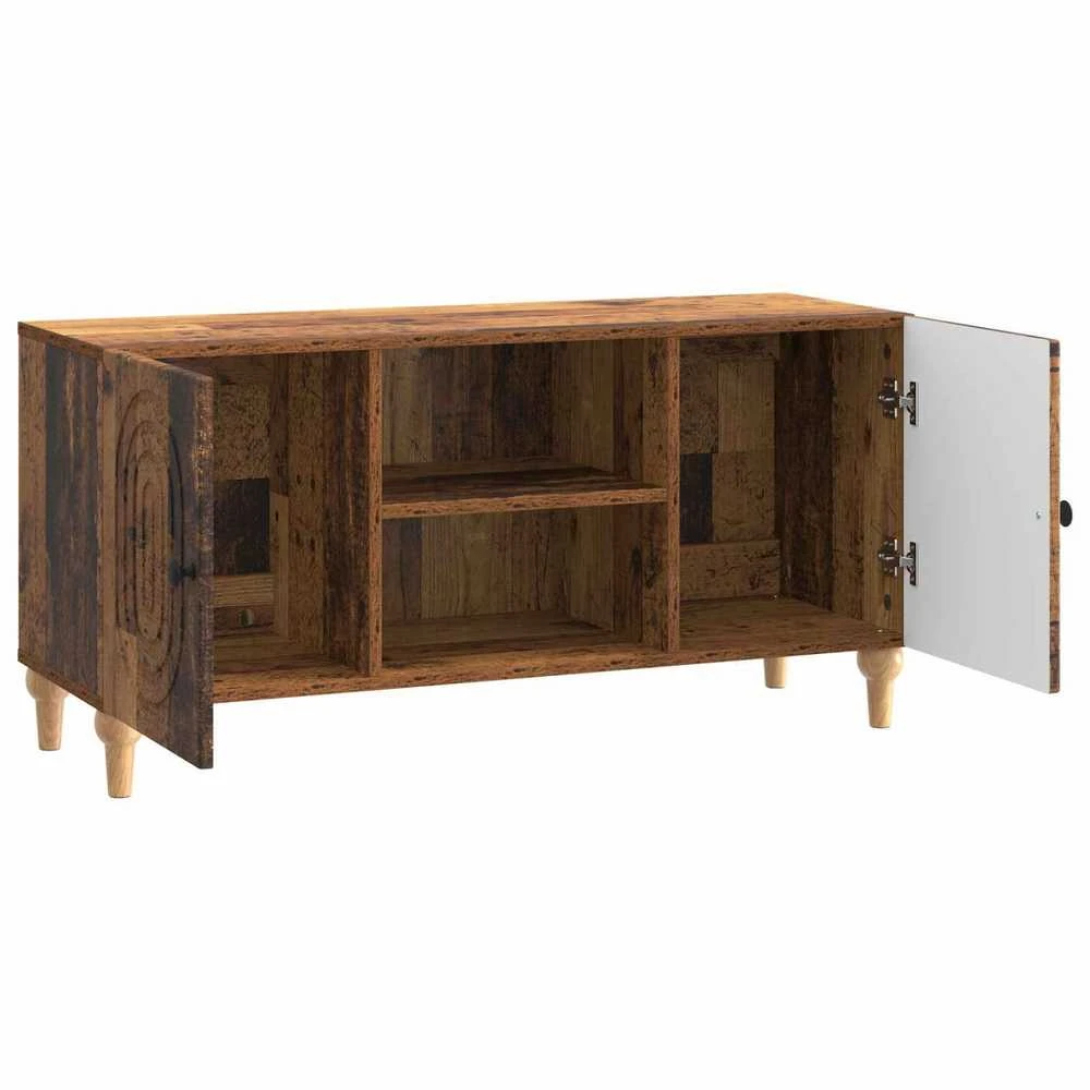 TV staliukas Televizoriaus spintelė Sendintos medienos 102 x 34,5 x 50 cm