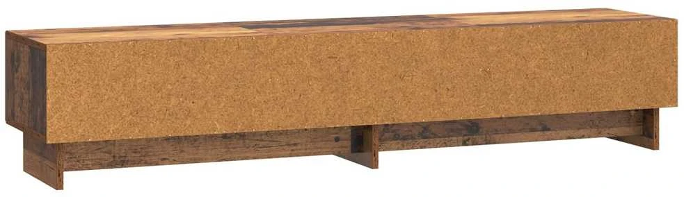 TV staliukas Televizoriaus spintelė 147 x 34,5 x 30 cm Sendintos medienos