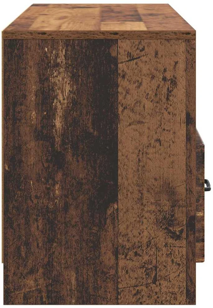 TV staliukas Televizoriaus spintelė Sendintos medienos 102 x 34,5 x 47 cm