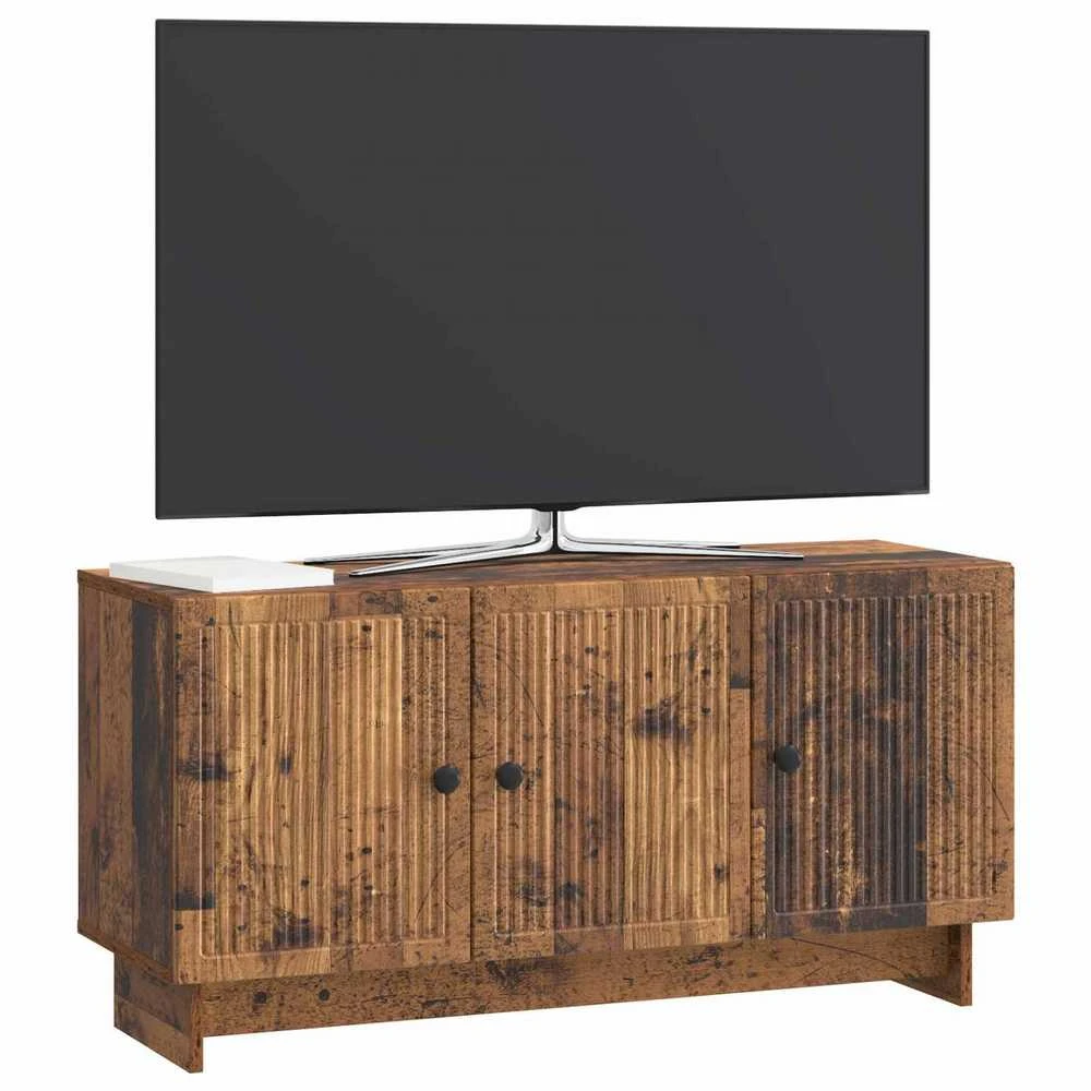 TV staliukas Televizoriaus spintelė 99 x 34,5 x 50 cm Sendintos medienos
