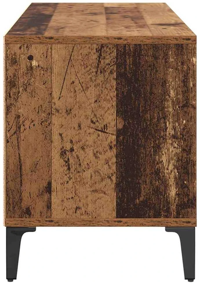 TV staliukas Televizoriaus spintelė Senovinis medis 100 x 34,5 x 44,5 cm