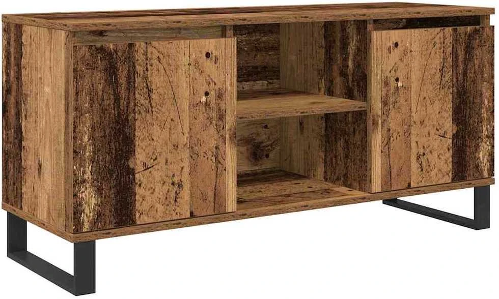 TV staliukas Televizoriaus spintelė 104 x 35 x 50 cm Senovinis medis