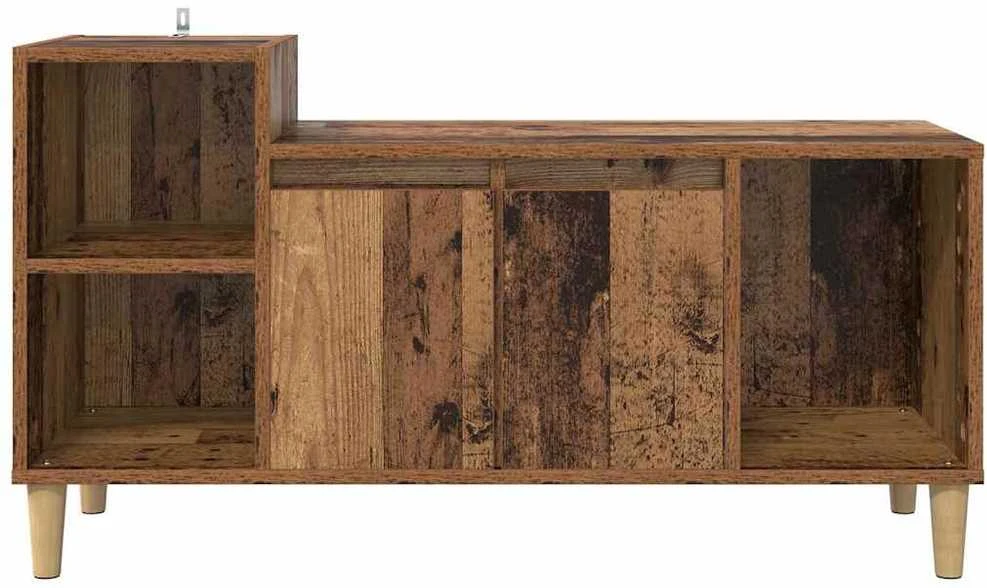 TV staliukas Televizoriaus spintelė 100 x 35 x 55 cm Senovinis medis