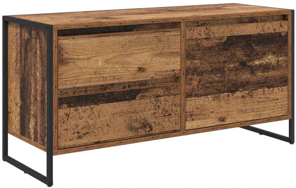 TV staliukas Televizoriaus spintelė 100 x 36 x 49.5 cm Senovinis medis