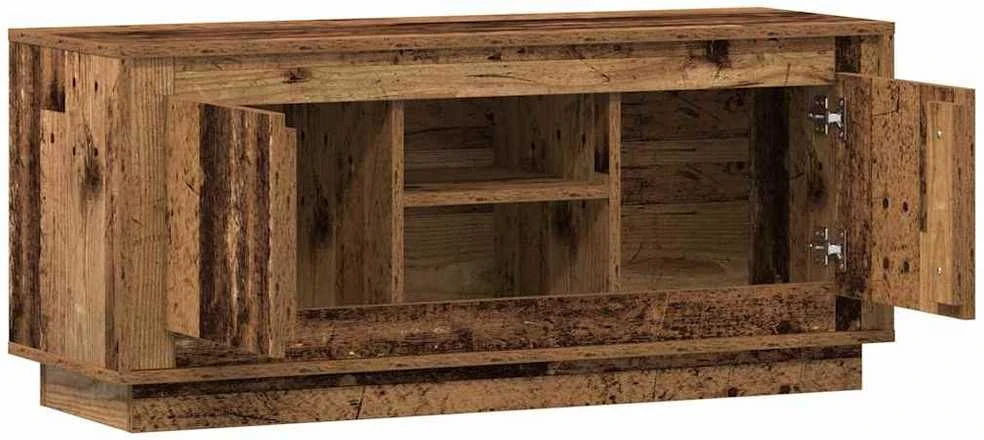 TV staliukas Televizoriaus spintelė 102 x 35 x 45 cm Senovinis medis