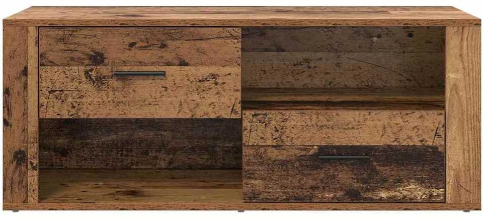TV staliukas Televizoriaus spintelė 100 x 35 x 40 cm Senovinis medis