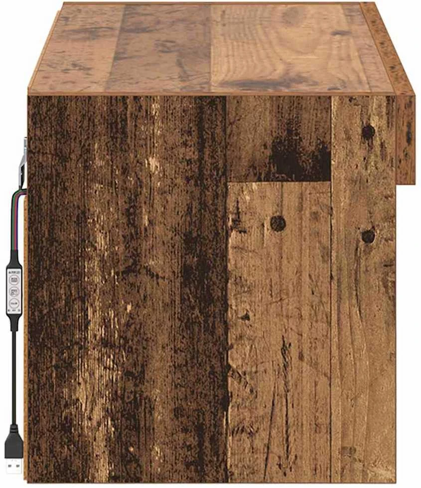 TV staliukas TV spintelių komplektas 60 x 30 x 30 cm Senovinis medis