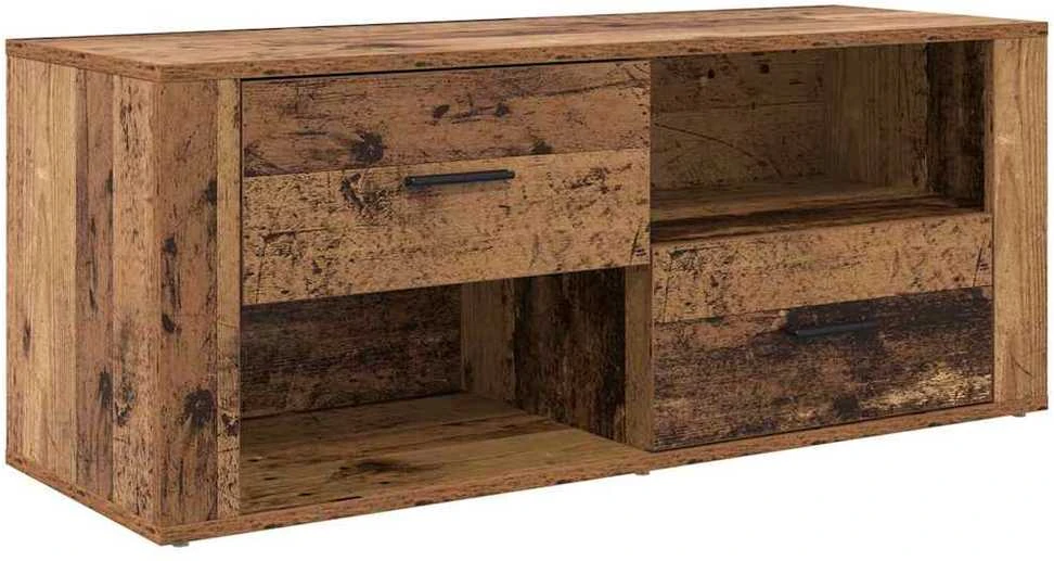 TV staliukas Televizoriaus spintelė 100 x 35 x 40 cm Senovinis medis