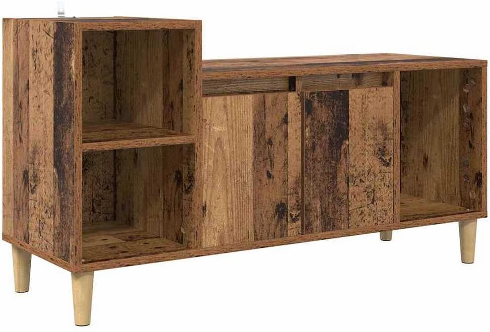TV staliukas Televizoriaus spintelė 100 x 35 x 55 cm Senovinis medis