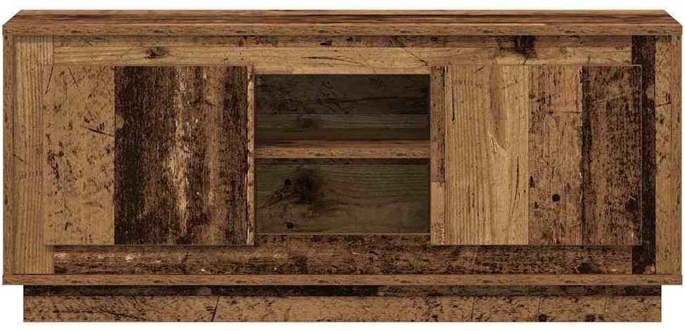 TV staliukas Televizoriaus spintelė 102 x 35 x 45 cm Senovinis medis