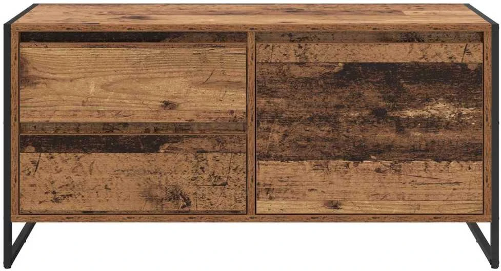 TV staliukas Televizoriaus spintelė 100 x 36 x 49.5 cm Senovinis medis