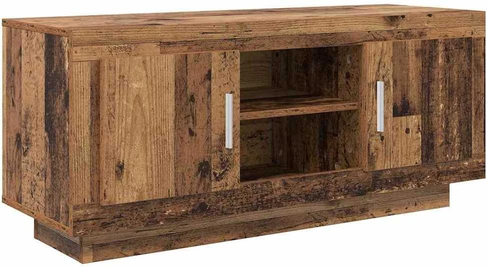 TV staliukas Televizoriaus spintelė 102 x 35 x 45 cm Senovinis medis