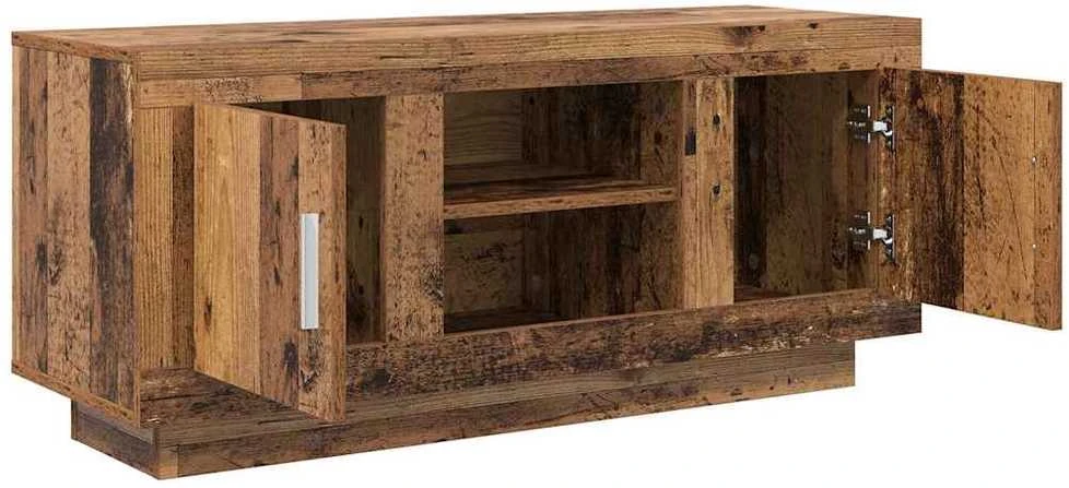 TV staliukas Televizoriaus spintelė 102 x 35 x 45 cm Senovinis medis