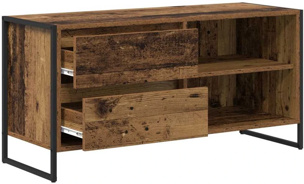 TV staliukas Televizoriaus spintelė 100 x 36 x 49,5 cm Senovinis medis