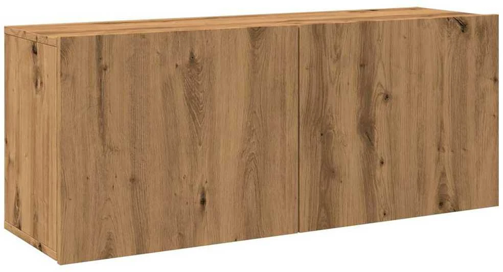 TV staliukas televizoriaus spintelė Sieninė Artisan ąžuolas 100x30x41 cm