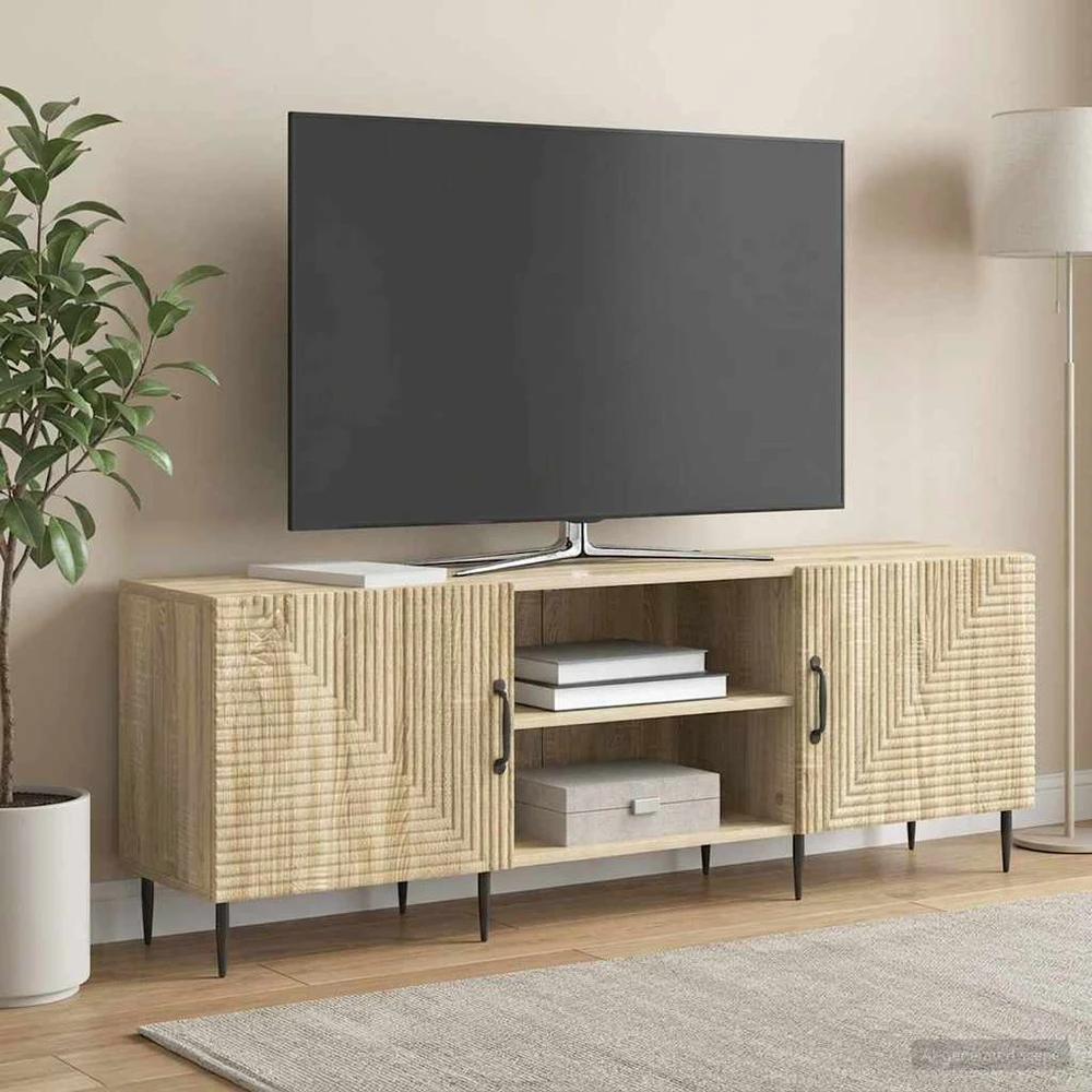 TV staliukas Televizoriaus spintelė 150 x 31 x 50 cm Sonoma ąžuolas