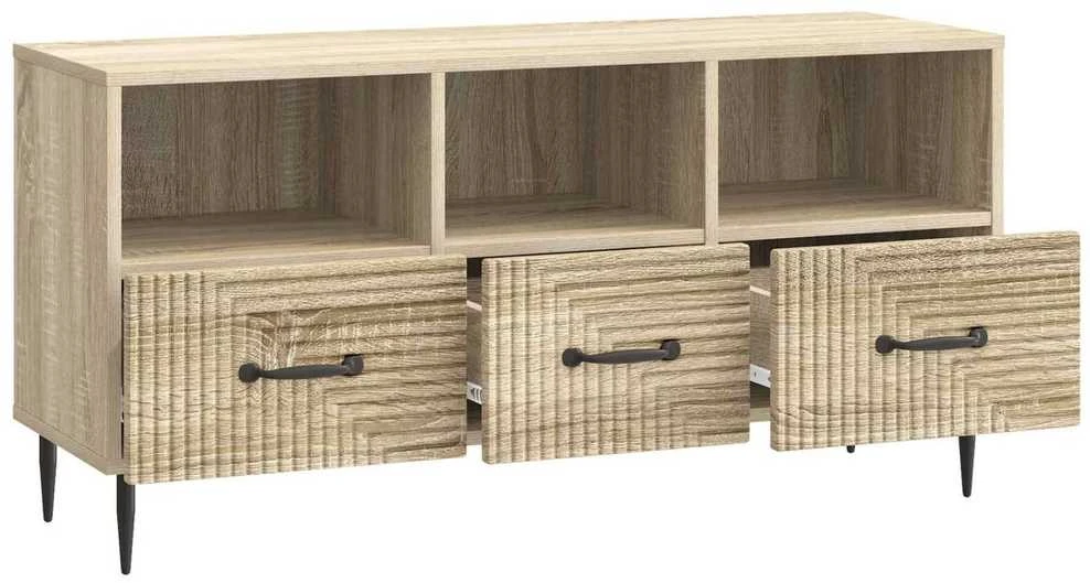 TV staliukas Televizoriaus spintelė Sonoma ąžuolas 102 x 34,5 x 50 cm