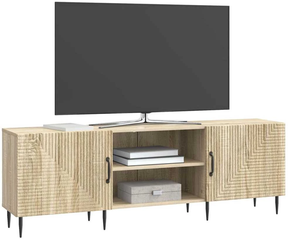 TV staliukas Televizoriaus spintelė 150 x 31 x 50 cm Sonoma ąžuolas