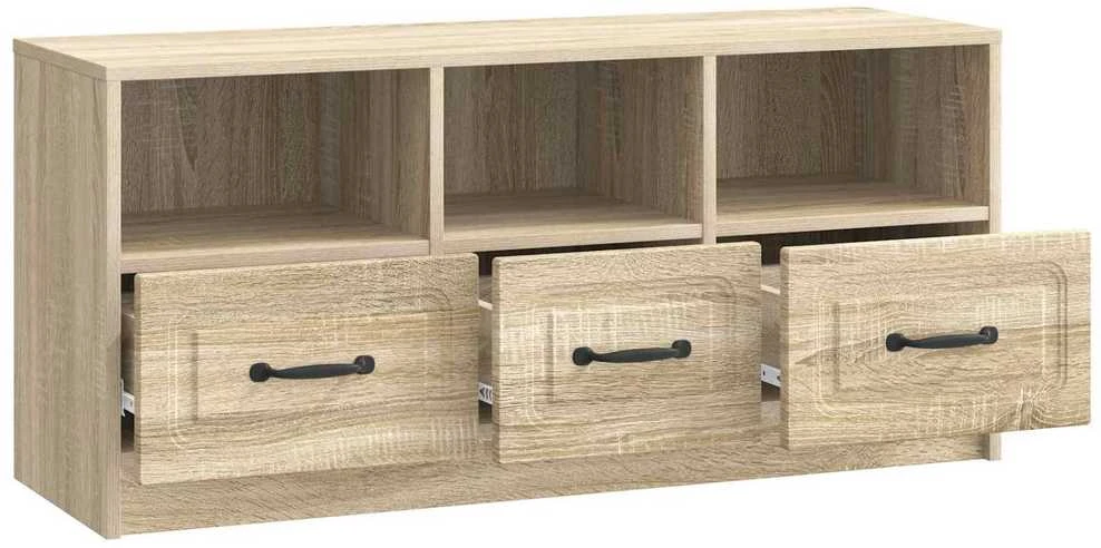 TV staliukas Televizoriaus spintelė Sonoma ąžuolas 102 x 34,5 x 47 cm