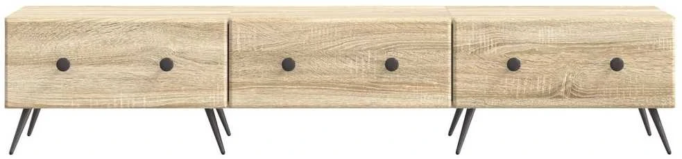 TV staliukas Televizoriaus spintelė Sonoma ąžuolas 147 x 34,5 x 30 cm