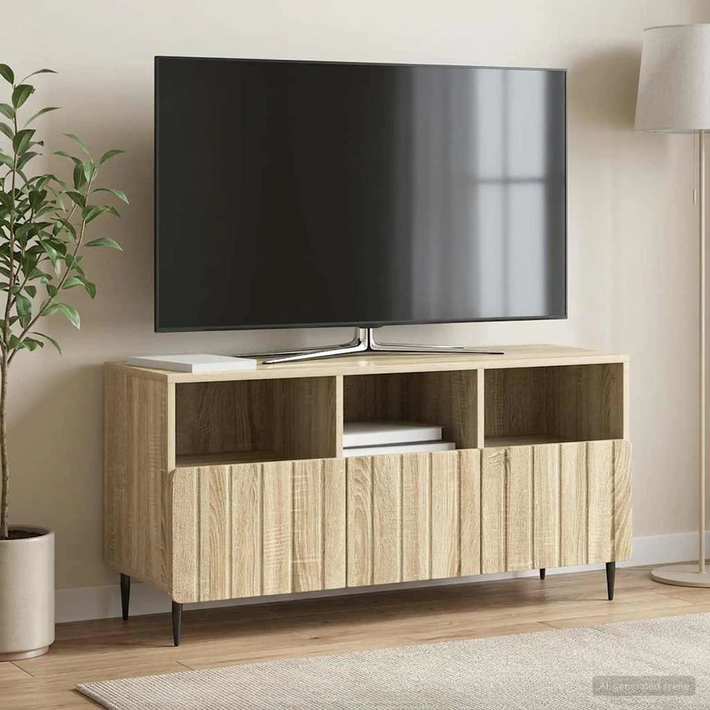 TV staliukas Televizoriaus spintelė Sonoma ąžuolas 102 x 34,5 x 50 cm