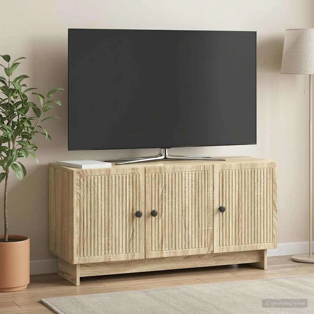 TV staliukas Televizoriaus spintelė 99 x 34,5 x 50 cm Sonoma ąžuolas