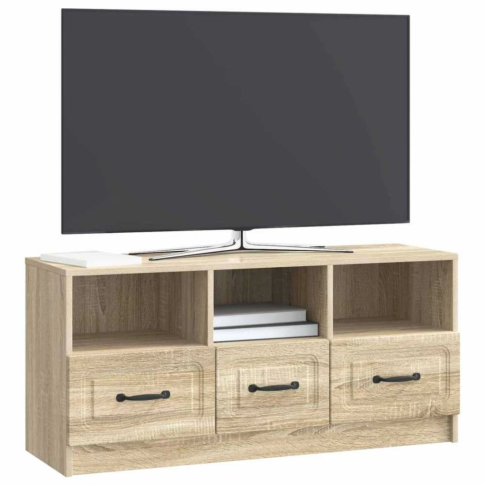 TV staliukas Televizoriaus spintelė Sonoma ąžuolas 102 x 34,5 x 47 cm