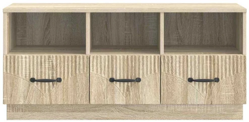 TV staliukas Televizoriaus spintelė Sonoma ąžuolas 102 x 34,5 x 47 cm