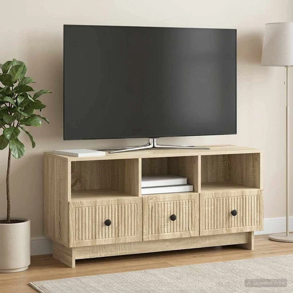 TV staliukas Televizoriaus spintelė Sonoma ąžuolas 102 x 34,5 x 50 cm