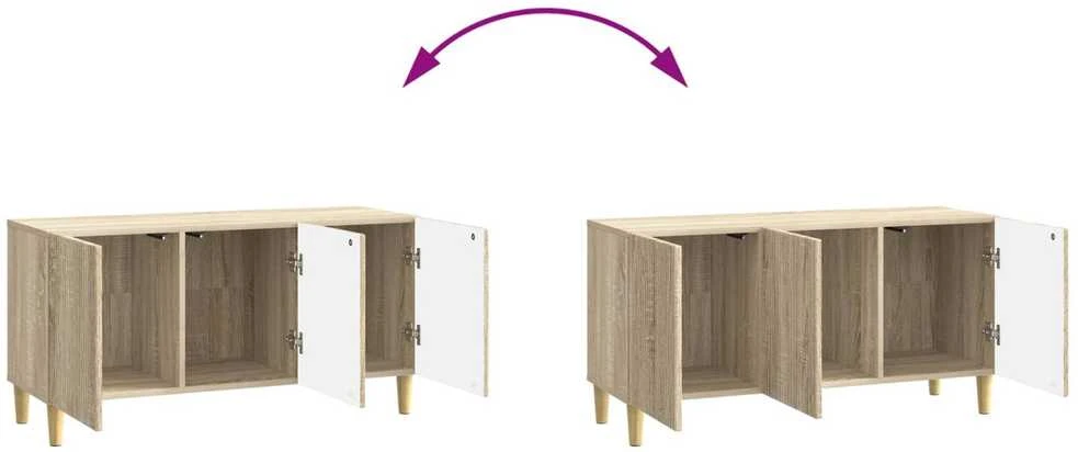 TV staliukas Televizoriaus spintelė 99 x 34,5 x 50 cm Sonoma ąžuolas